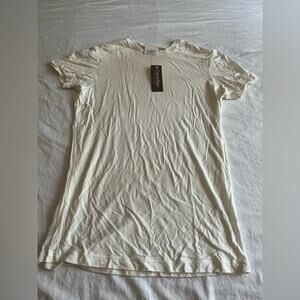 Calvin Klein Shirt 1pc Simply Smooth Crew Cream Size S NWT